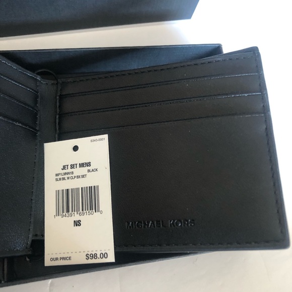 🔥 Michael Kors Jet Set Monogram Wallet & Money Clip Gift Set - Picture 9 of 13